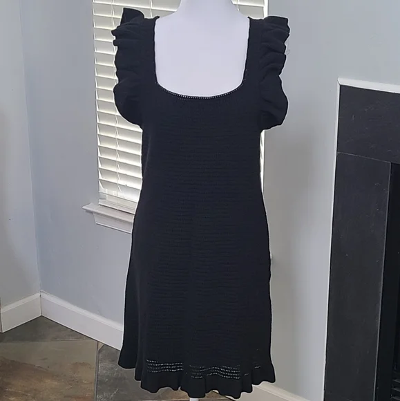 Anthropologie | Dresses | Nwt Anthropologie Sleeveless Black Sweater Knit  Dress | Poshmark
